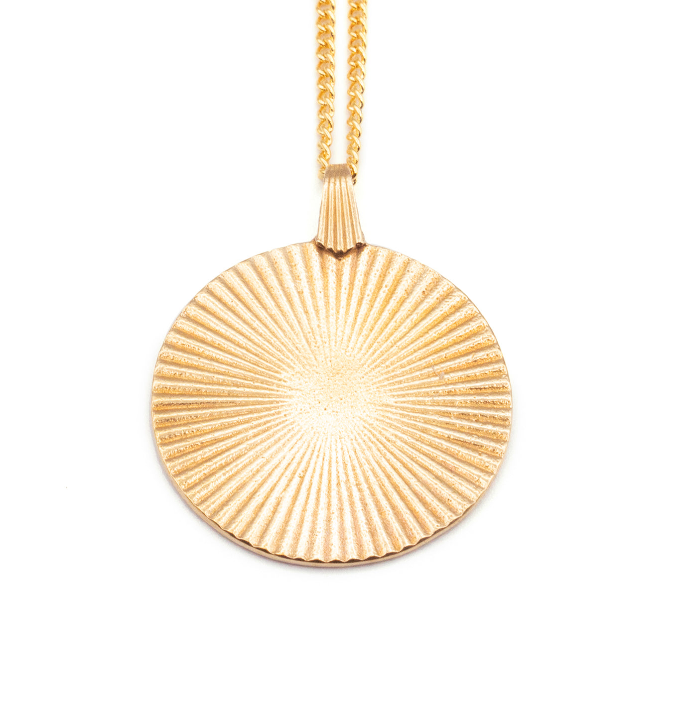 【SMFK】SILENT THE SILENT FLOWER SUNBURST CUBAN NECKLACE Silver Sun Necklace, Sunshine Sunburst Pendant, Stainless