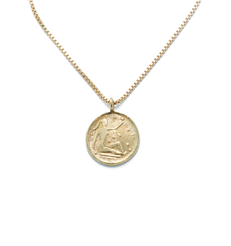 Goddess Necklace in 14K Gold