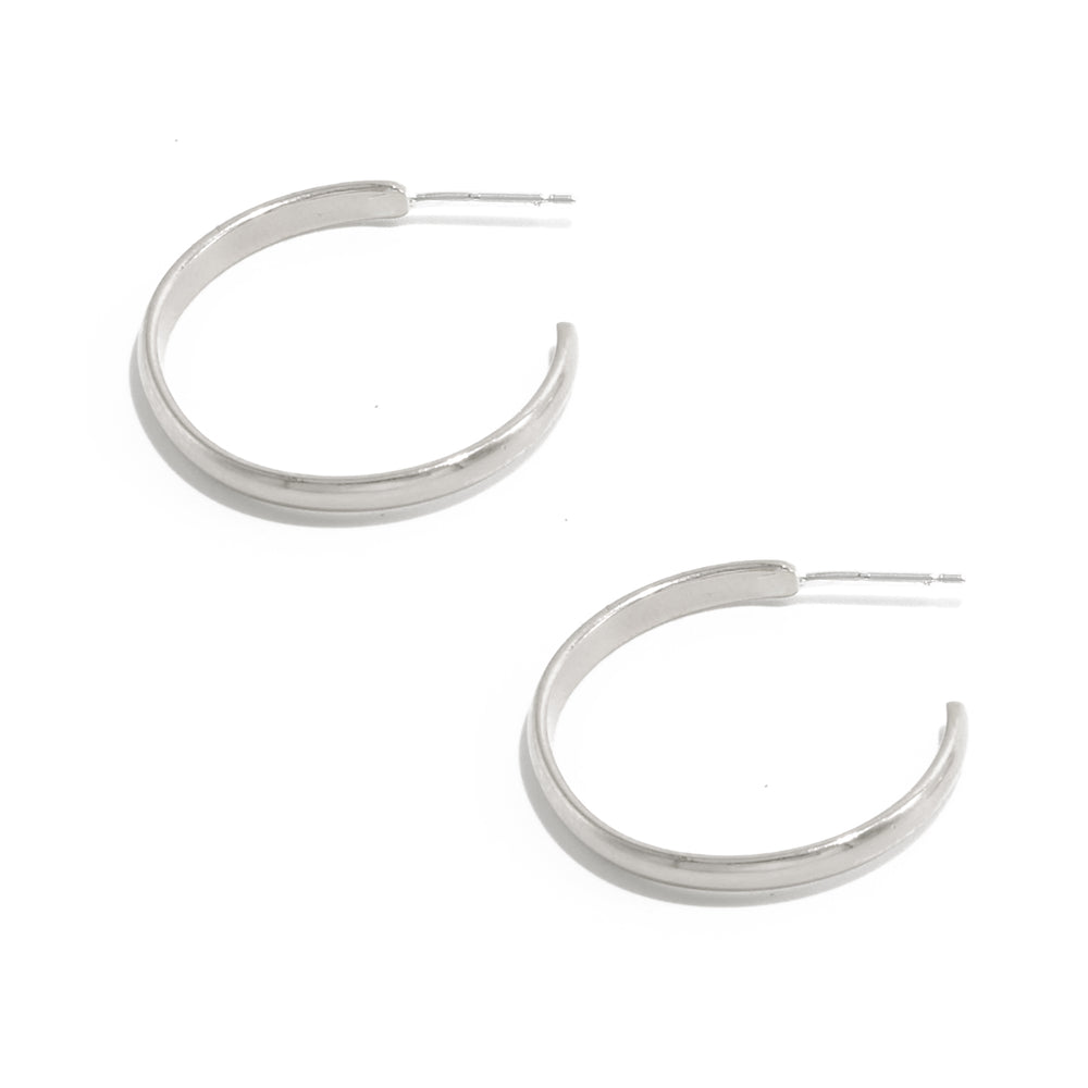 
                      
                        Half Round Hoop Earrings
                      
                    