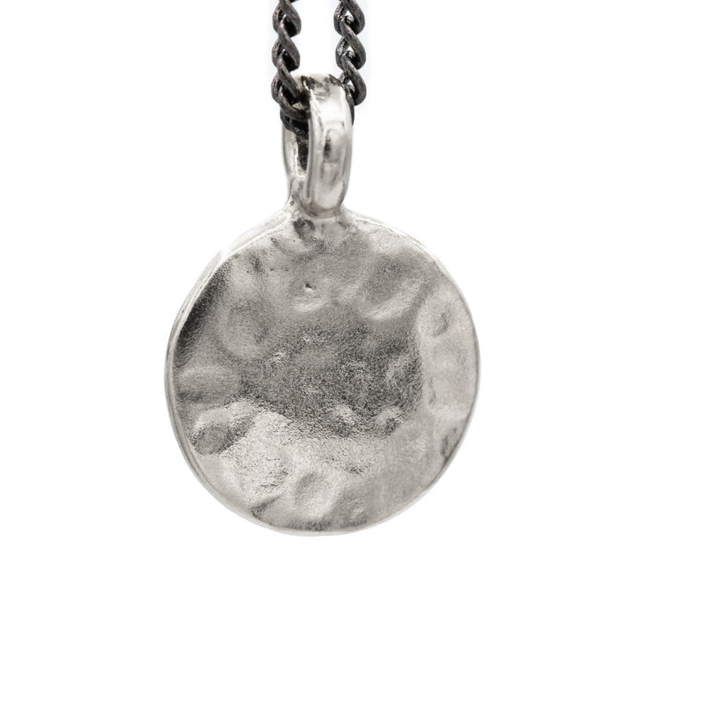 
                      
                        Hammered Circle Charm Necklace
                      
                    