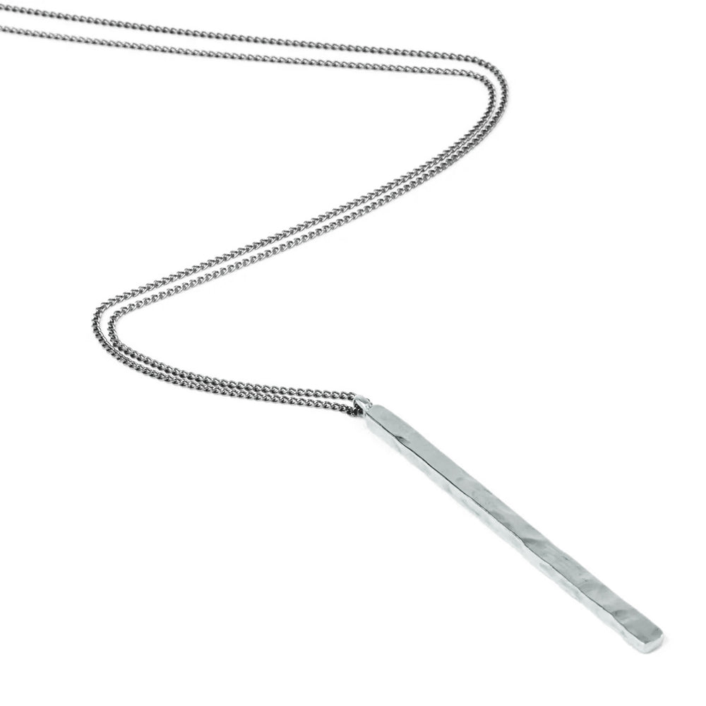 
                      
                        Hammered Bar Necklace
                      
                    