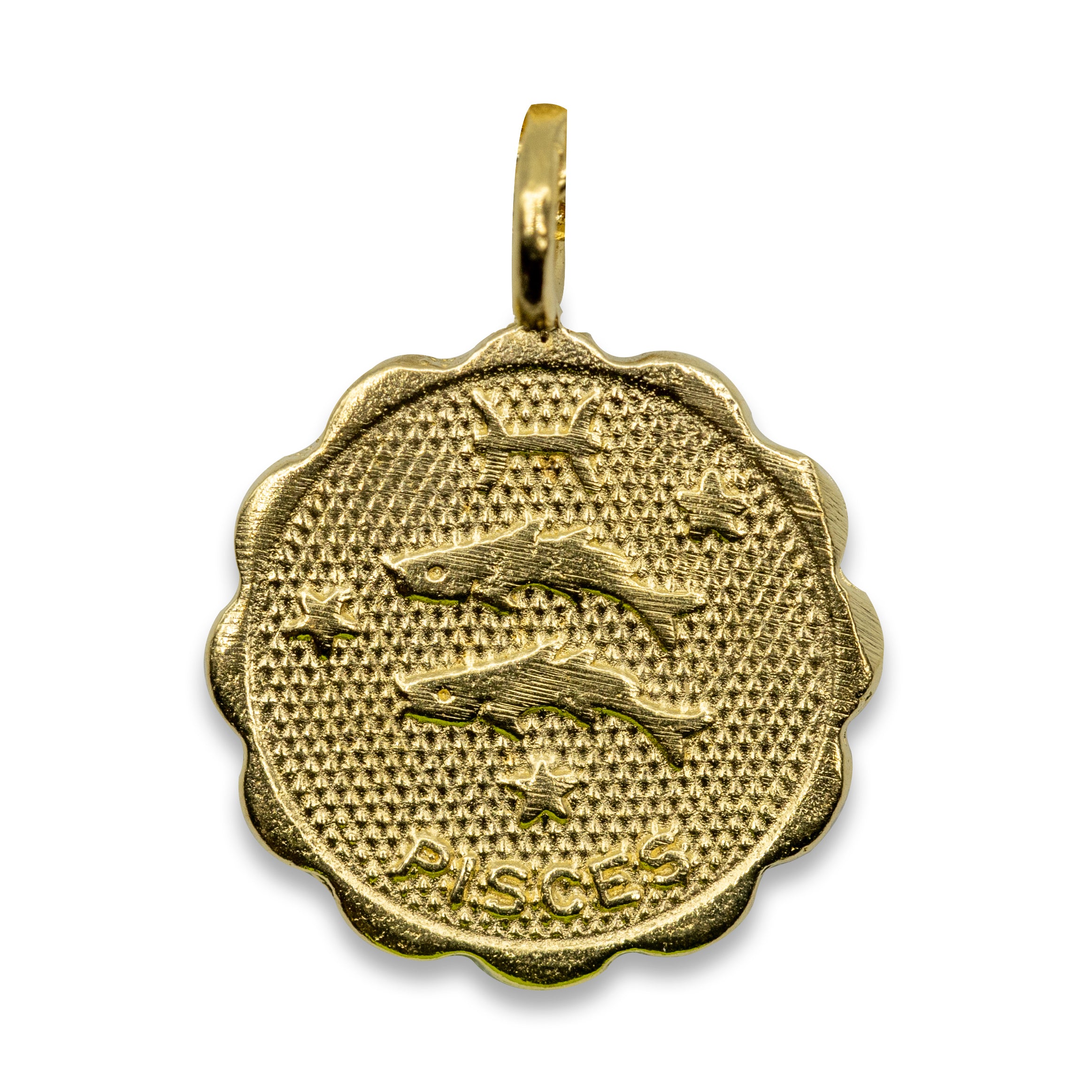 Gold Plated Pisces Charm outlet Pendant