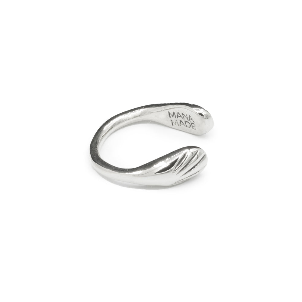 Seashell Ring in Silver