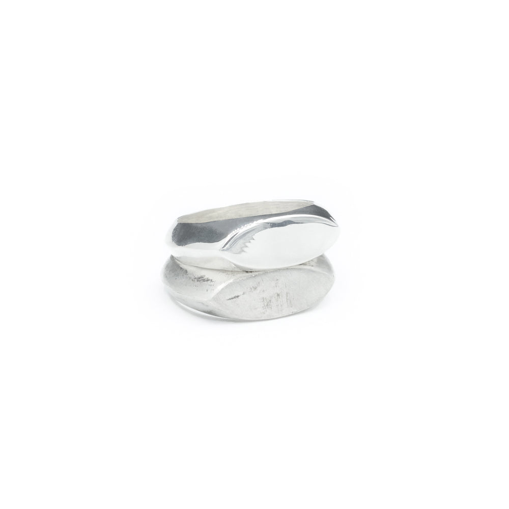 Retro Signet Ring in Silver