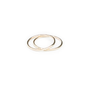 
            
                Load image into Gallery viewer, Thin Hammered Ring in Gold
            
        