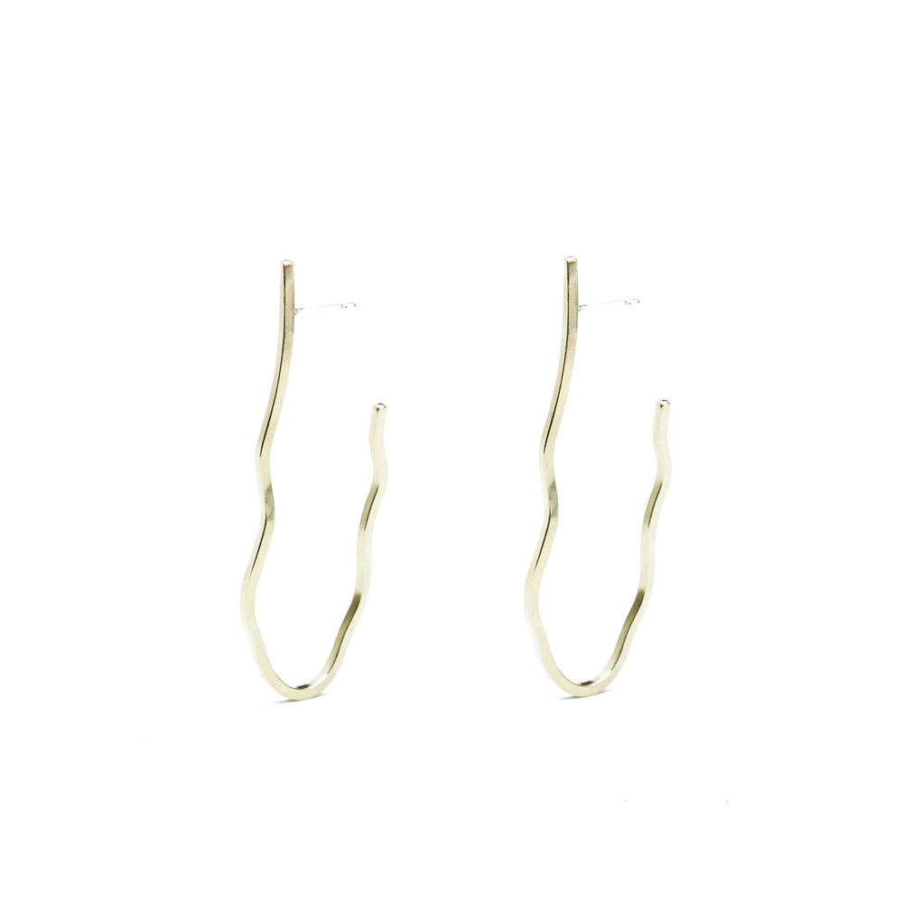 Atoll Earrings in Brass
