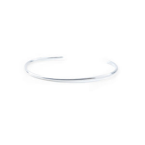 Thin Cuff Bracelet in SIlver