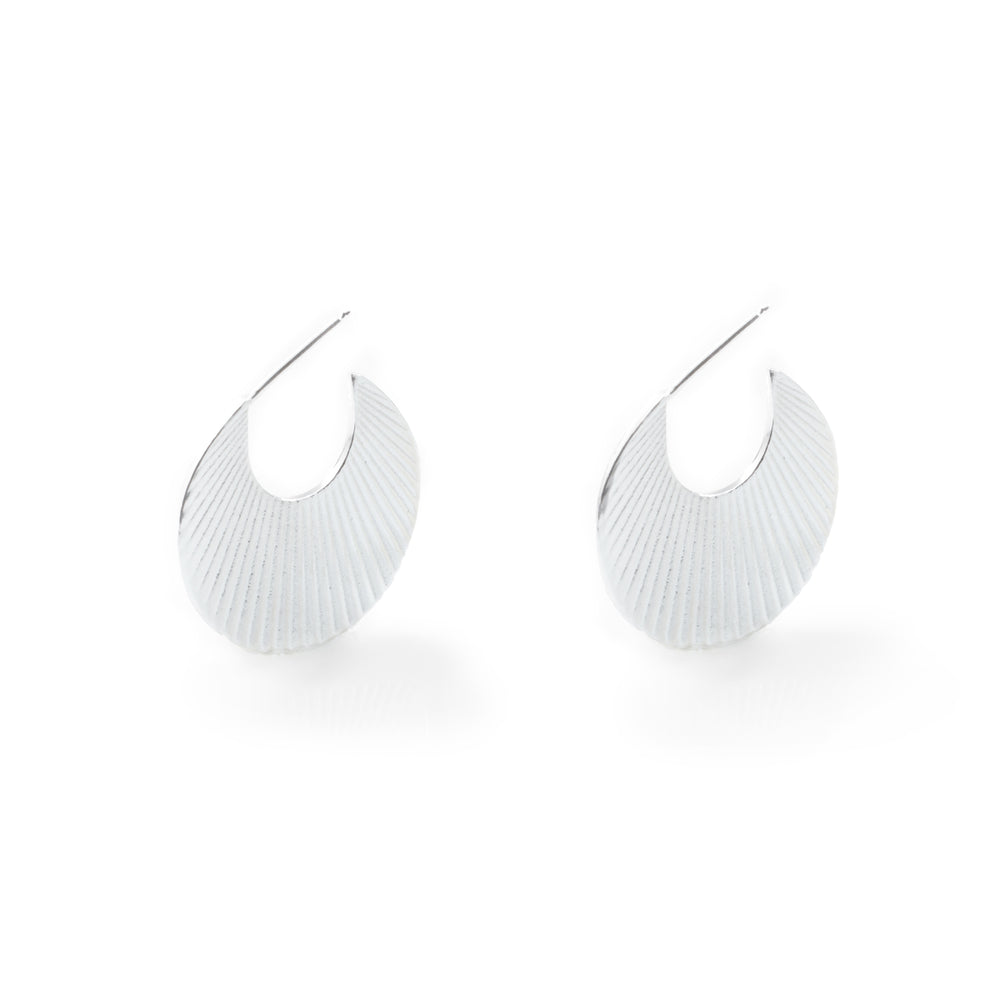 Sunburst Earrings in Silver
