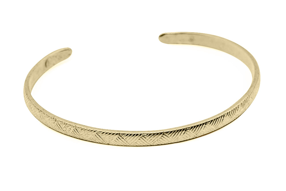 
            
                Load image into Gallery viewer, Vintage inspired Classic lines Bracelet cuff made of solid brass. Custom Handmade by jewelers in Brooklyn, NY.
            
        