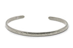 Vintage Inspired Classic lines Bracelet made of solid sterling silver. Custom Handmade by jewelers in Brooklyn, NY.