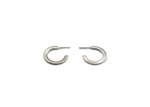 Classic Vintage hoop earrings made with solid sterling silver. Vintage jewelry made in NYC